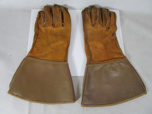 World War I British Royal Flying Corps Gauntlet Flying Gloves size Small