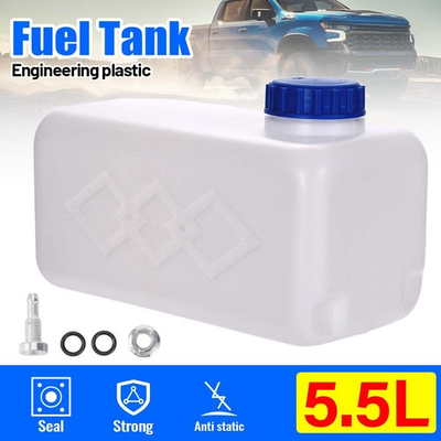 #ad 5.5L Plastic Fuel Oil Gasoline Tank For Gasoline Car Air Diesel Parking Heater $13.99