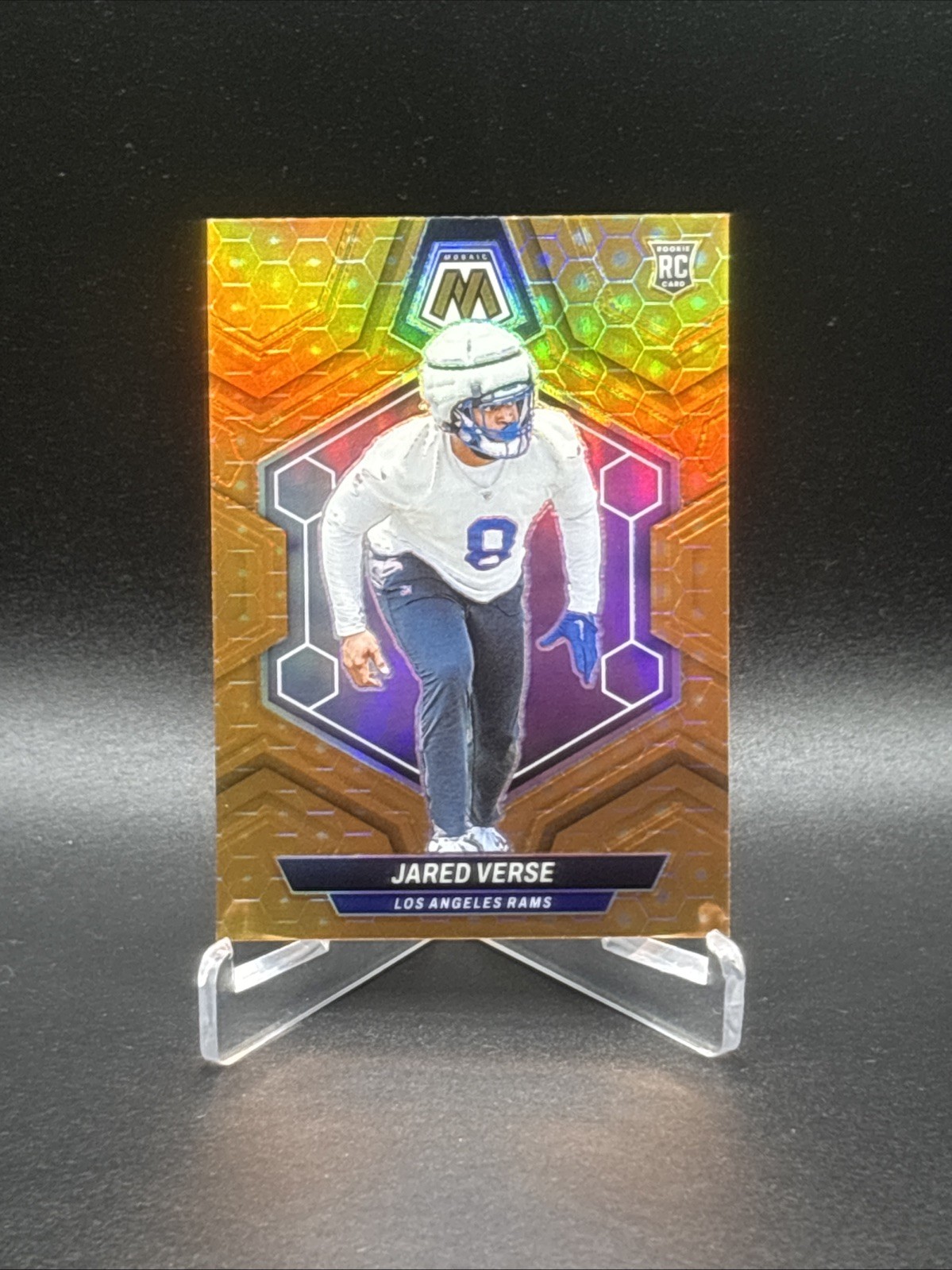 2024 Panini Mosaic Honeycomb Prizm Jared Verse #319 (RC) Rams