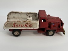 Japanese Tin Litho Friction WRECKER Truck 9" used S.S.S. Int.