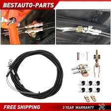 Universal Rear Disc/Drum Emergency Parking Brake Cable Kit E-Brake Set 330-9371