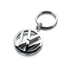 Volkswagen Metal Key Chain Keyring Fob Silver Volkswagen Metal Key Chain Keyring Fob Silver