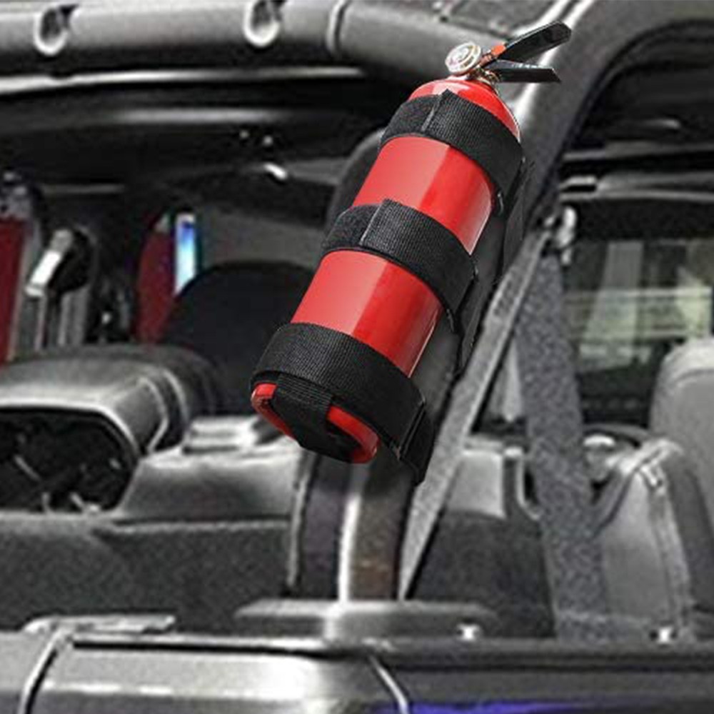 Fire Black Holder Extinguisher Strpe Fit Wrangler Jeep Jk Tj Jl 97-2018 Off-Road thumbnail 8