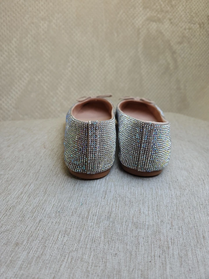 Pisos de ballet MATISSE Roxy adornados con diamantes de imitación cuadrados Puntera Talla 9 $38. Poco uso Foto 4 de 4