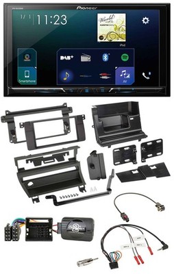 Pioneer Steering Wheel Bluetooth USB 2DIN DAB Car Stereo For BMW 3 Series E46 2001-2006 1 Sc