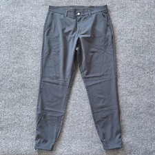 Primo Golf Jogger Pants Mens 33 Regular Gray Tapered Ankle Zip Stretch Excellent