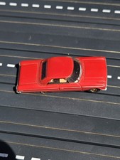 Aurora Vintage FORD GALAXY 500 RED W/ RED TOP 1964 Slot Car HARDTOP NICE 