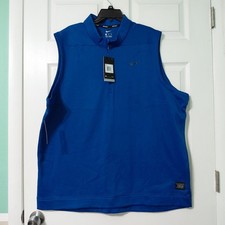 Nike Golf Vest Therma Mens 1/4 Zip Blue Size 3XL New with Tags Standard Fit