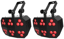 (2) Chauvet DJ WASH FX HEX ILS DMX Chase/Blinder/Wash Eye-Candy Effect Lights