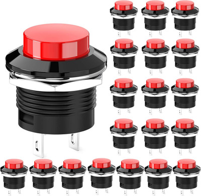 Momentary Push Button Switch Mini No Lock Round Switch AC 250V / 3A AC 125V /6A