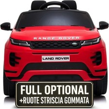 Auto Macchina Elettrica Range Rover Evoque 12V per Bambini sedile in pelle porte