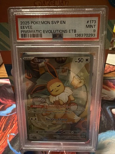 PSA 9 Eevee Promo 173 - English Prismatic Evolutions ETB