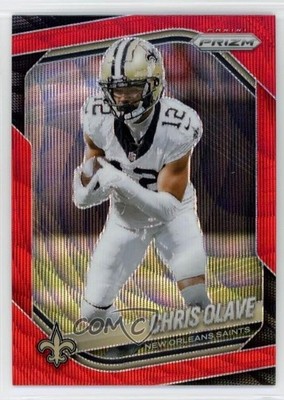2025 Panini Prizm Red Wave Prizm 58/149 Chris Olave #192 ww1