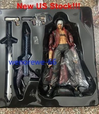 IN US!!! 23cm Play Arts Kai Devil May Cry 3 Dante PVC Action Figure 9" Model Toy
