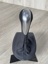 Porsche 996 986 Boxster Schaltknauf Schalthebel 6-Gang Leder spacegrau grau