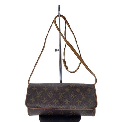 Louis Vuitton Pochette Twin PM Monogram Canvas Brown Pre-owned From Japan