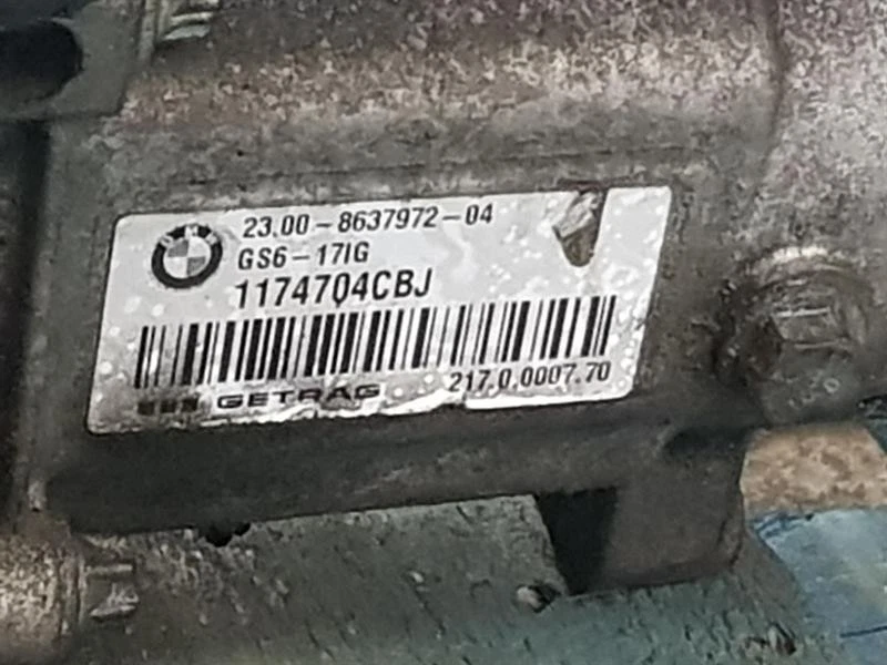 13-20 F32 BMW 4 SERIES GEARBOX GS6-17IG 2.0 DIESEL 6 SPED MANUAL B47D20U0B47D20A - Image 3 of 4