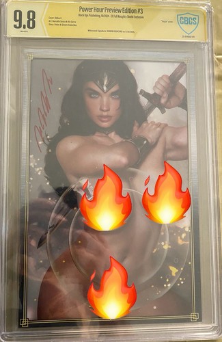 Power Hour #3 Shikarii Wonder Woman Witnessed Signature Shawn Hudachko CBCS 9.8
