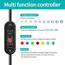 24/7 Lighting Full Spectrum Aquarium Light 18W LED Fish Tank Light With COEN