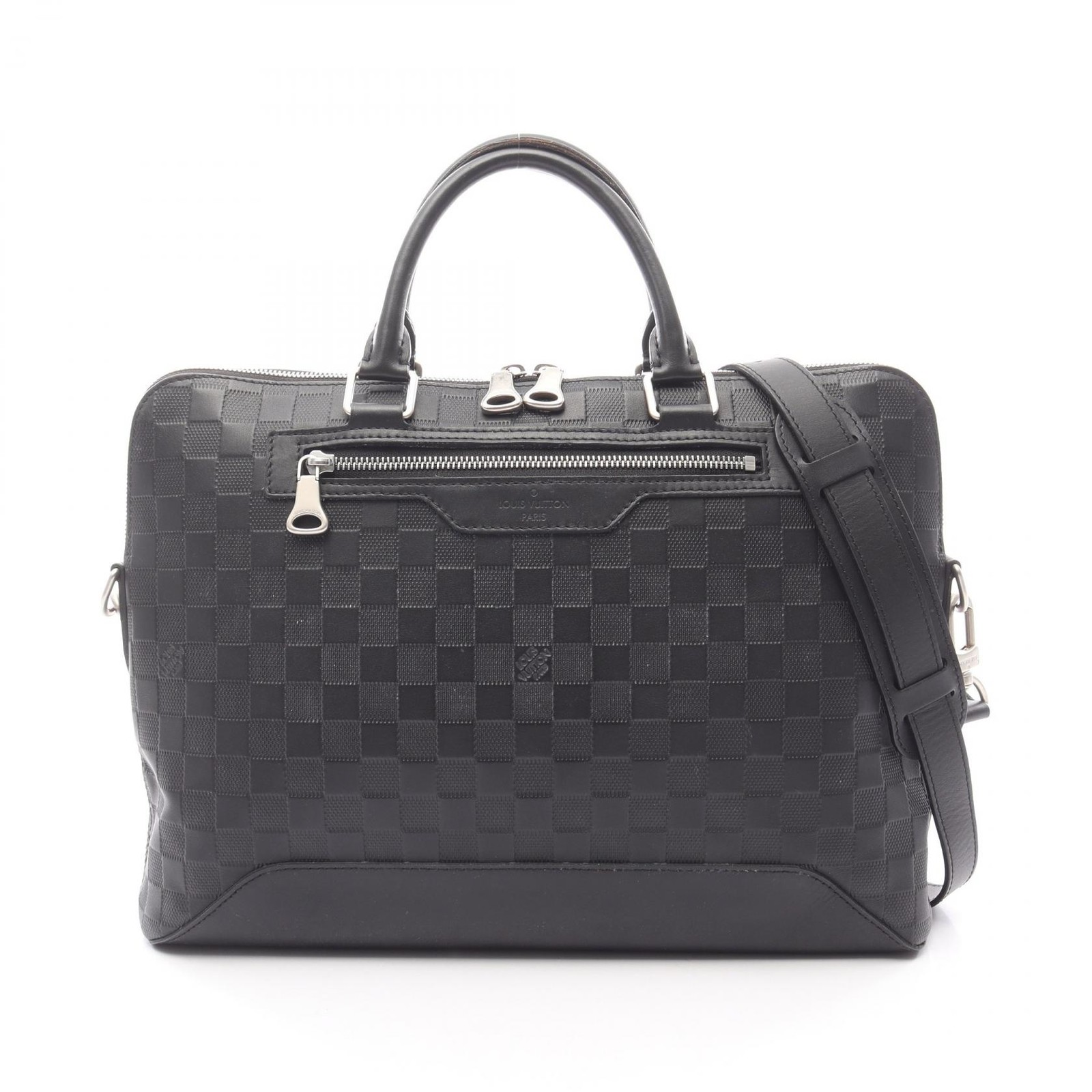 LOUIS VUITTON Avenue Business shoulder crossbody bag N41020 Damier Infini Onyx
