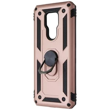 MyBat Pro Anti-Drop Series Ring Case for Motorola Moto G Play (2021) - Rose Gold