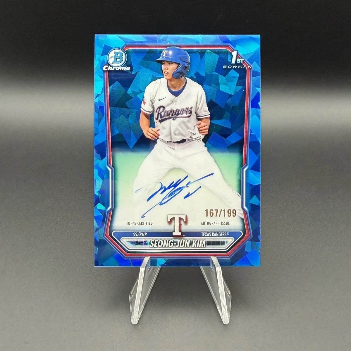 Bowman Baseball Texas Rangers Sports Trading Cards & Accessories