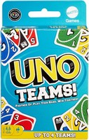 Mattel UNO Teams Kartenspiel 2024 Kartenspiel Ab 7 Jahren