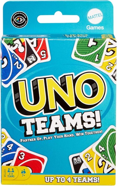 Mattel UNO Teams Kartenspiel 2024 Kartenspiel Ab 7 Jahren-image