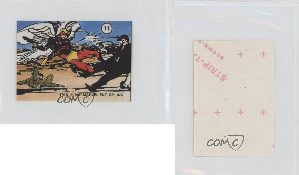 1987 Imágenes de cómic Universo Marvel Pegatinas II: Historia del ángel de los X-Men 2pv Foto 3 de 3