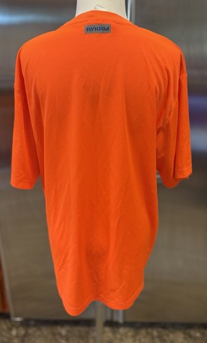 Pre Owned Men’s AYKRM Orange High Visibility Work Shirt Size Medium - Picture 2 of 4