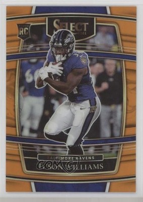 2021 Panini Select Concourse Orange Prizm 33/49 Ty'Son Williams Rookie RC 0v0