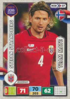 NOR07 - Stefan Strandberg - Team Mates - Panini Adrenalyn Road to World Cup 2018