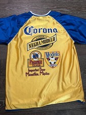 Mexico Corona Extra Soccer Jersey Calhoun Sportswear Mens Size XL