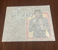 Vintage  ELVIS PRESLEY   IRON-ON TRANSFER FOR T SHIRT -1970s- DAY GLOW
