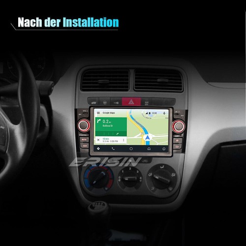 8-Kern 64GB Android 13 Autoradio GPS Navi für Fiat Punto Linea DAB+ CarPlay WiFi - Bild 19 von 22