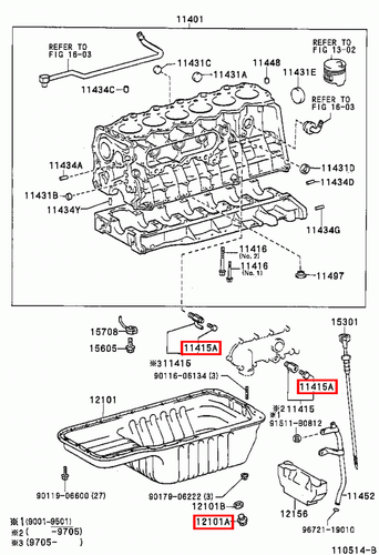 Genuine Hilux KUN26 KUN25 KUN16 KUN15 KUN10 KDN190 KDN170 2KD 1KD Drain Plug - Picture 19 of 20
