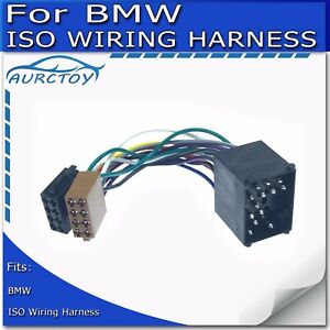 For BMW E36 E39 E46 E56 land rover ISO Wiring Harness adaptor cable