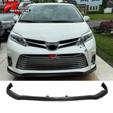 Fit 18-20 Toyota Sienna XL30 Front Bumper Lip Spoiler CK Style Unpainted PU