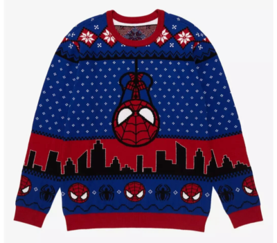 Marvel Spider-Man Chibi Spidey Christmas Sweater Size S BoxLunch