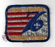 76 Spring Camporee Massasoit District DBL Border (SEWN) [Q-1573]