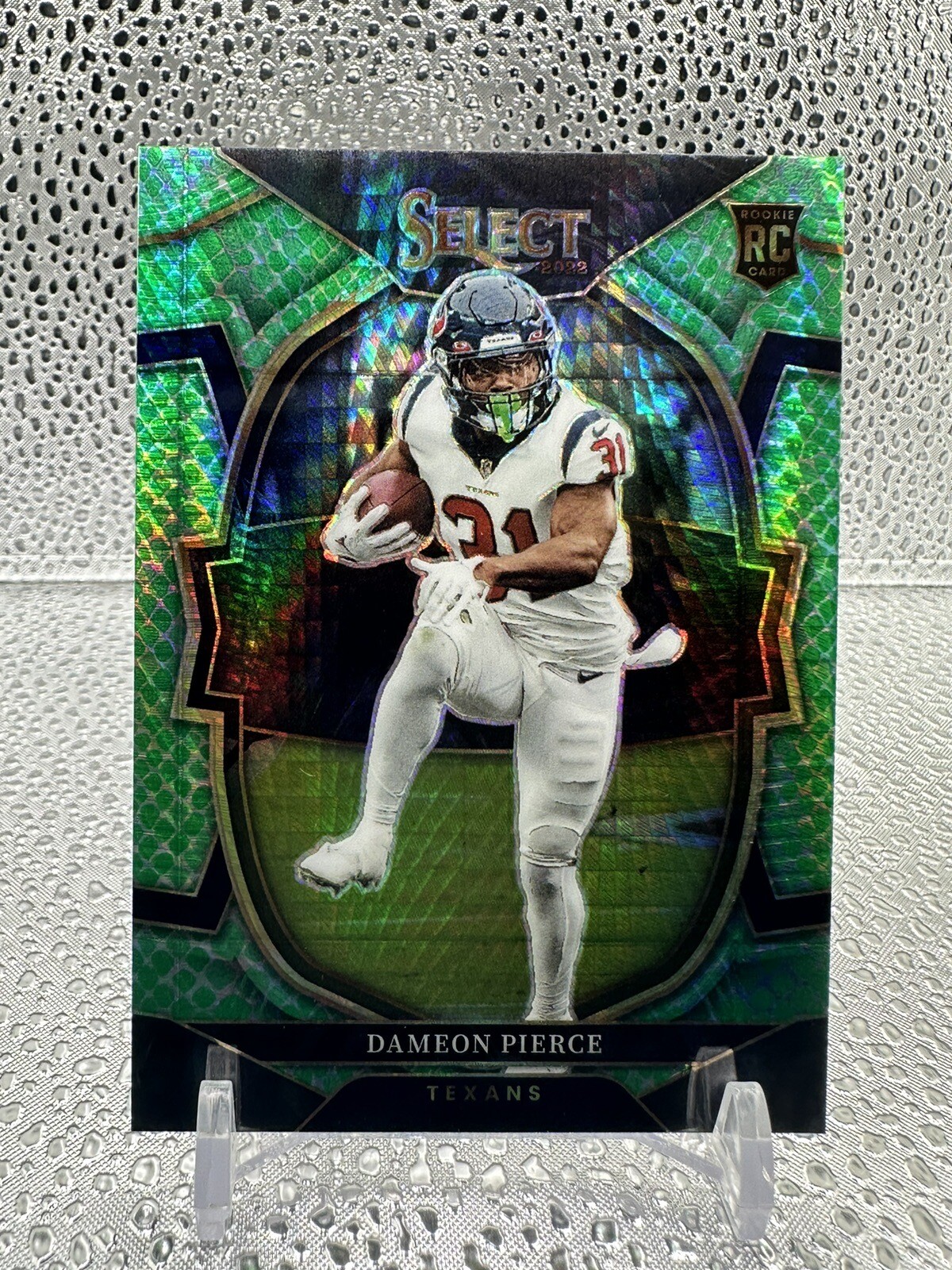 2022 Select Dameon Pierce Dragon Scale Prizm Concourse Rookie RC /89 Texans