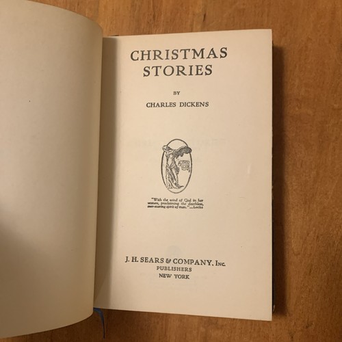 Christmas Stories by Charles Dickens J.H. Sears & Company RBL DJ Early 1900s - Picture 9 of 12