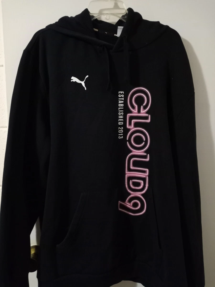 Unisex Puma Cloud9 Hooded Sweatshirt Black Fuchsia eBay