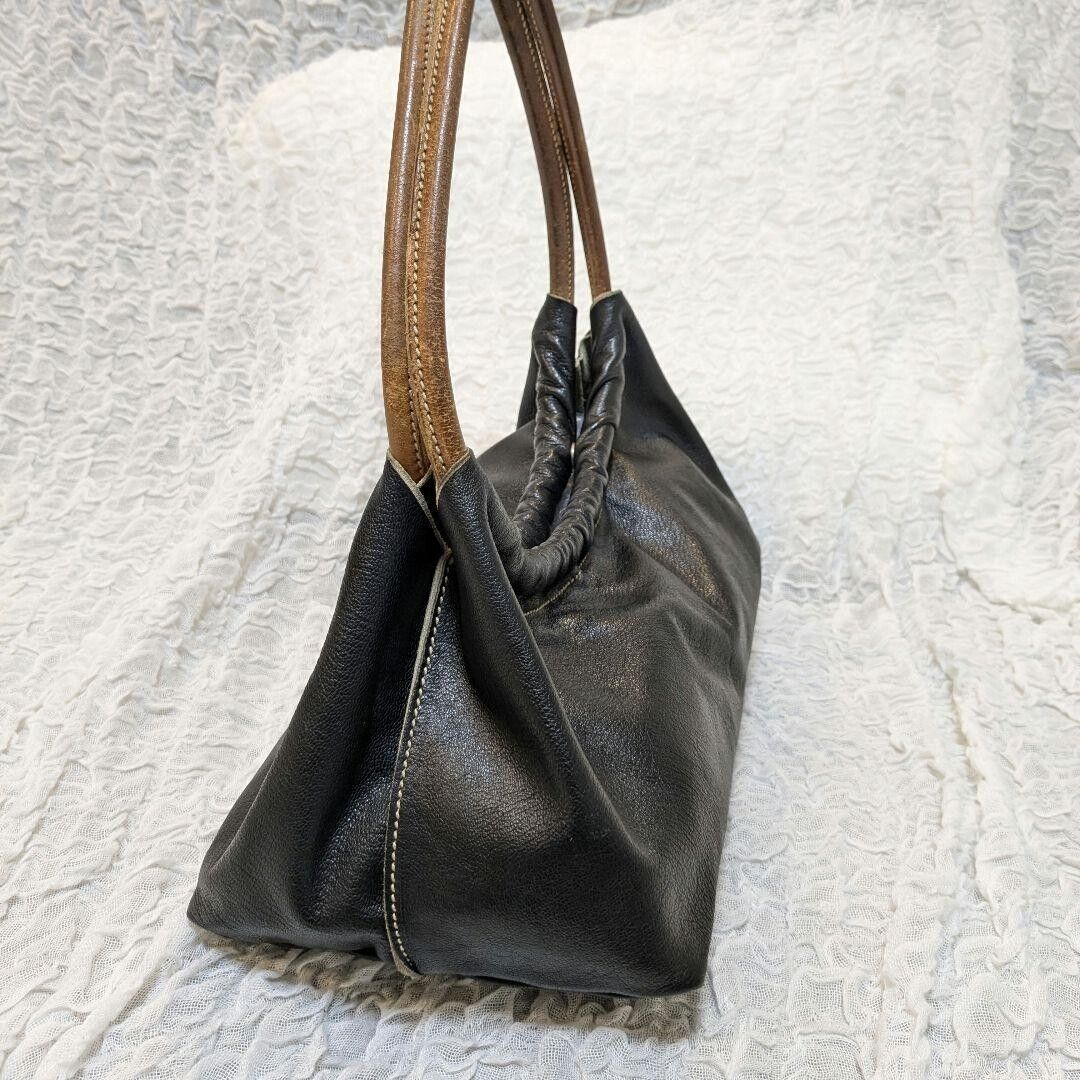 MIU MIU Archive Handbag One Shoulder Bag Leather Black 00s F MIU MIU Archive Handbag One Shoulder Bag Leather Black 00s F