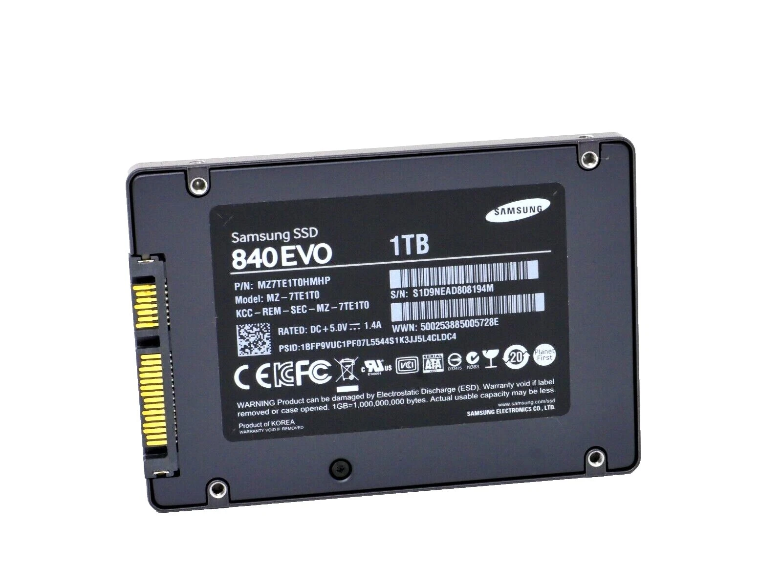 Samsung SATA I 1 TB Solid State Drives