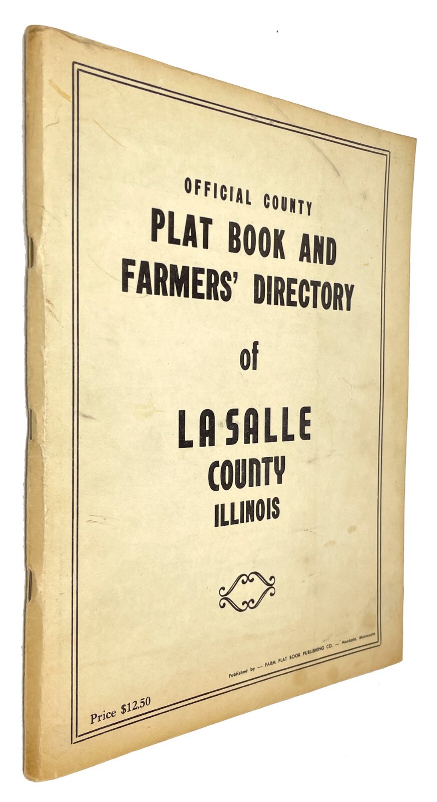 La Salle LaSalle COUNTY, ILLINOIS, Plat Book Farmers Directory Maps