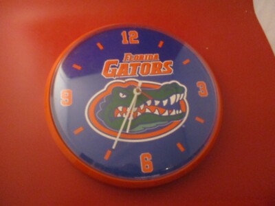Usf Clock University of Florida Gators Battery Operated Retro Wall Clock (Office ...