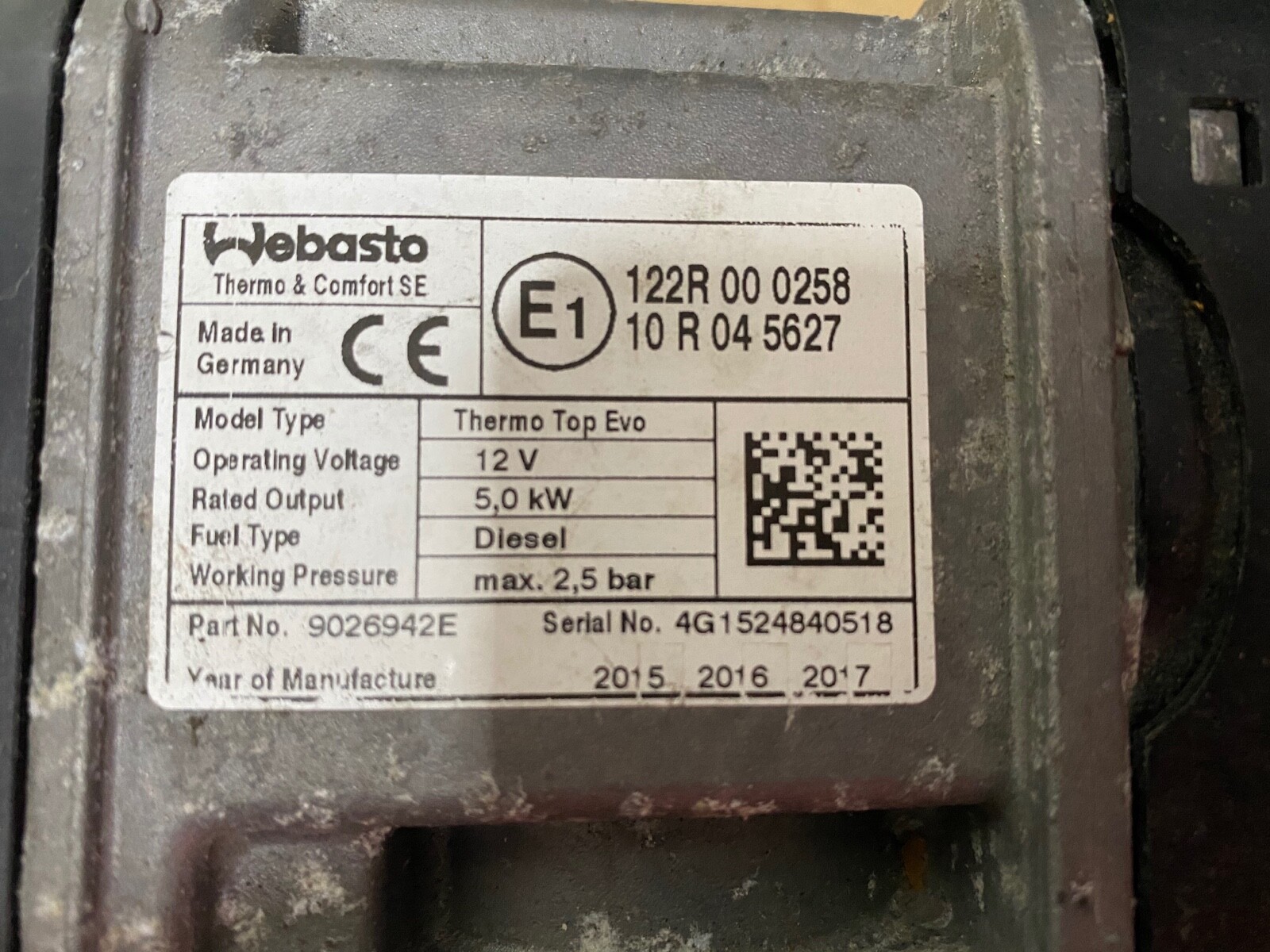 Webasto tt EVO BMW X3 F25 9026942e online kaufen | eBay