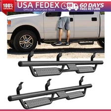 🔥Running Boards for 2019-2021 Dodge Ram 1500 Crew Cab Steps Nerf Bar Two Stair
