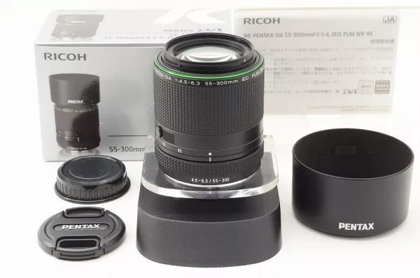 Pentax HD PENTAX-DA 55-300mm F4.5-6.3 ED PLM WR RE original box accessories #220